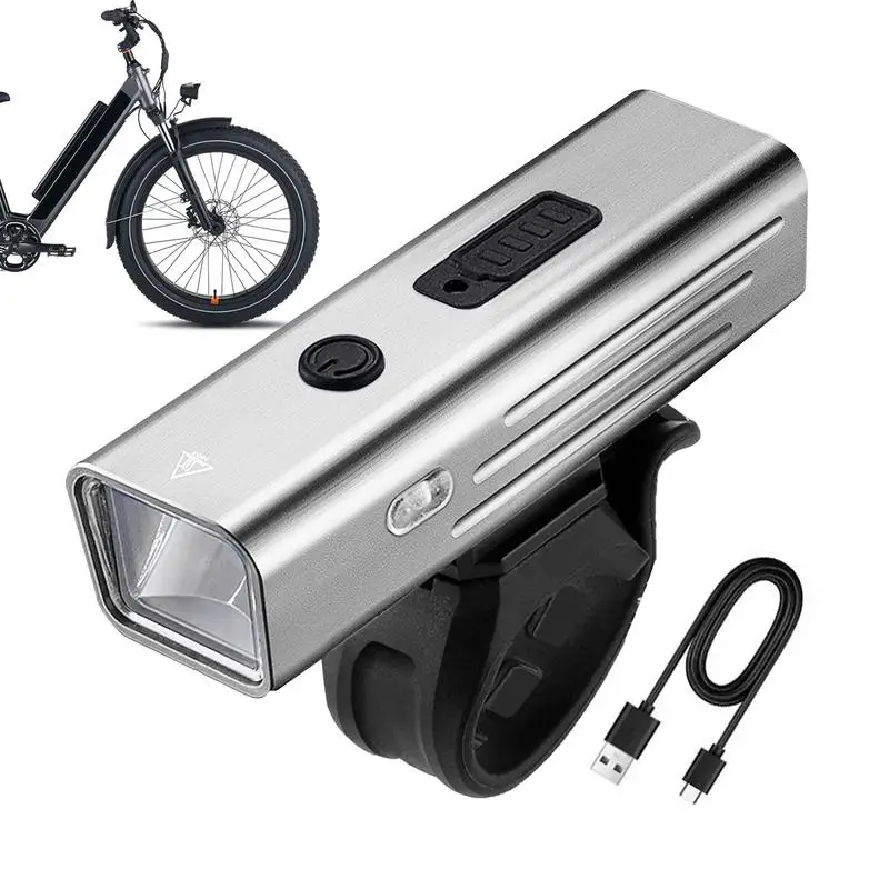 Bike Lights For Night Riding Smart Sensing Rechargeable Bicycle Headlight Aluminum Alloy Bike Light Cycling Headlight Waterproof