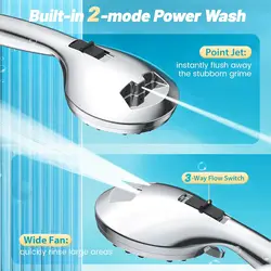 Hochdruck 8 Mode Dusch kopf Set Haustier Reinigung Dusch kopf Bad Hand Dusch köpfe Bad Dusch köpfe Zubehör