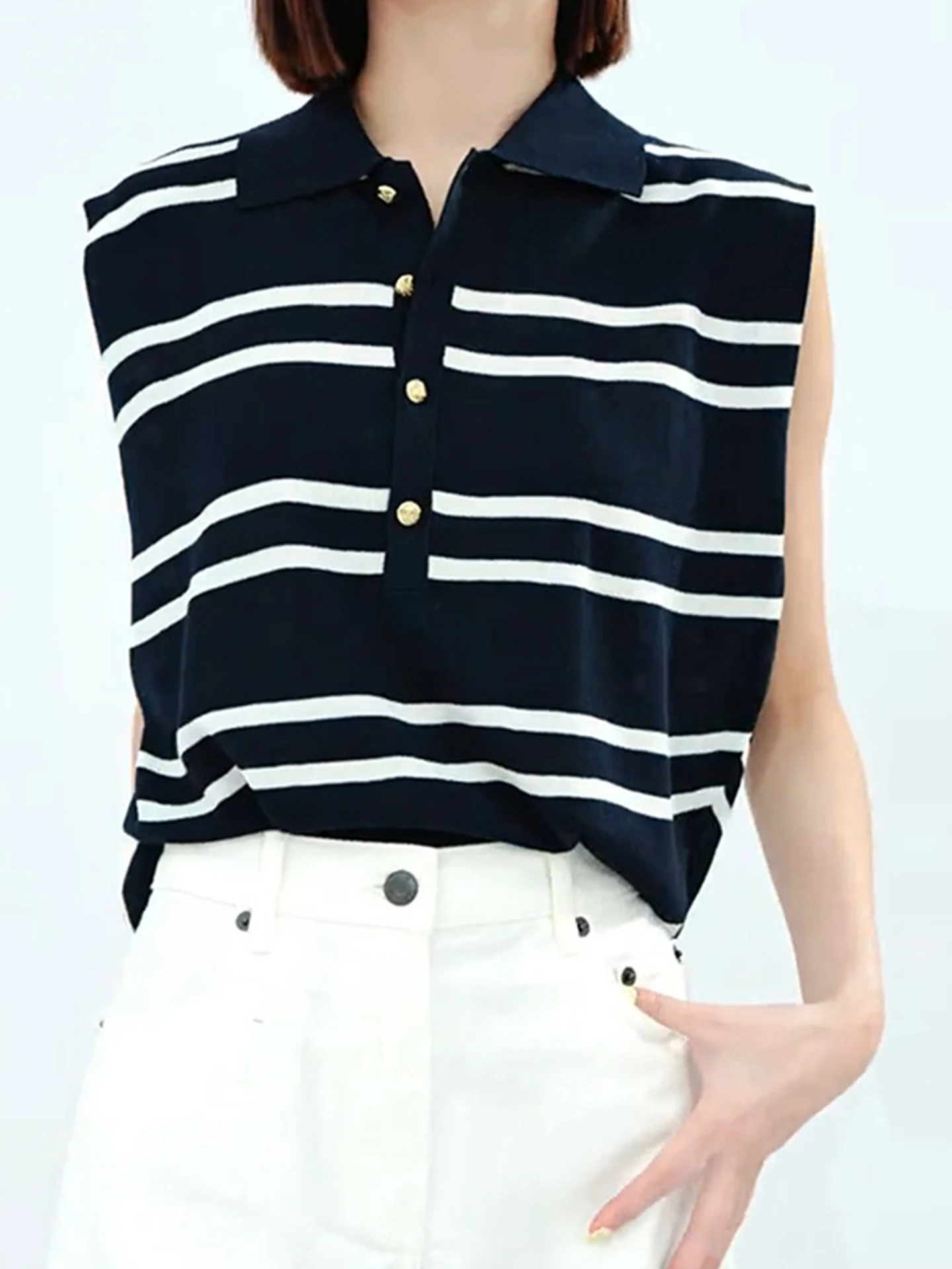 سترة كورية فريدة من نوعها مخططة Svel متماسكة ملونة تصميم Blo للصيف للتنقل خفيفة الوزن فاخرة بقلنسوة irt #1