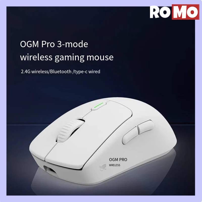 

Waizowl Ogm Pro Mouse Three-mode 2.4g Wireless Rgb Light 26000 Dpi Charging 1000hz Office 650ips Mouse E-sports Gaming Mouse