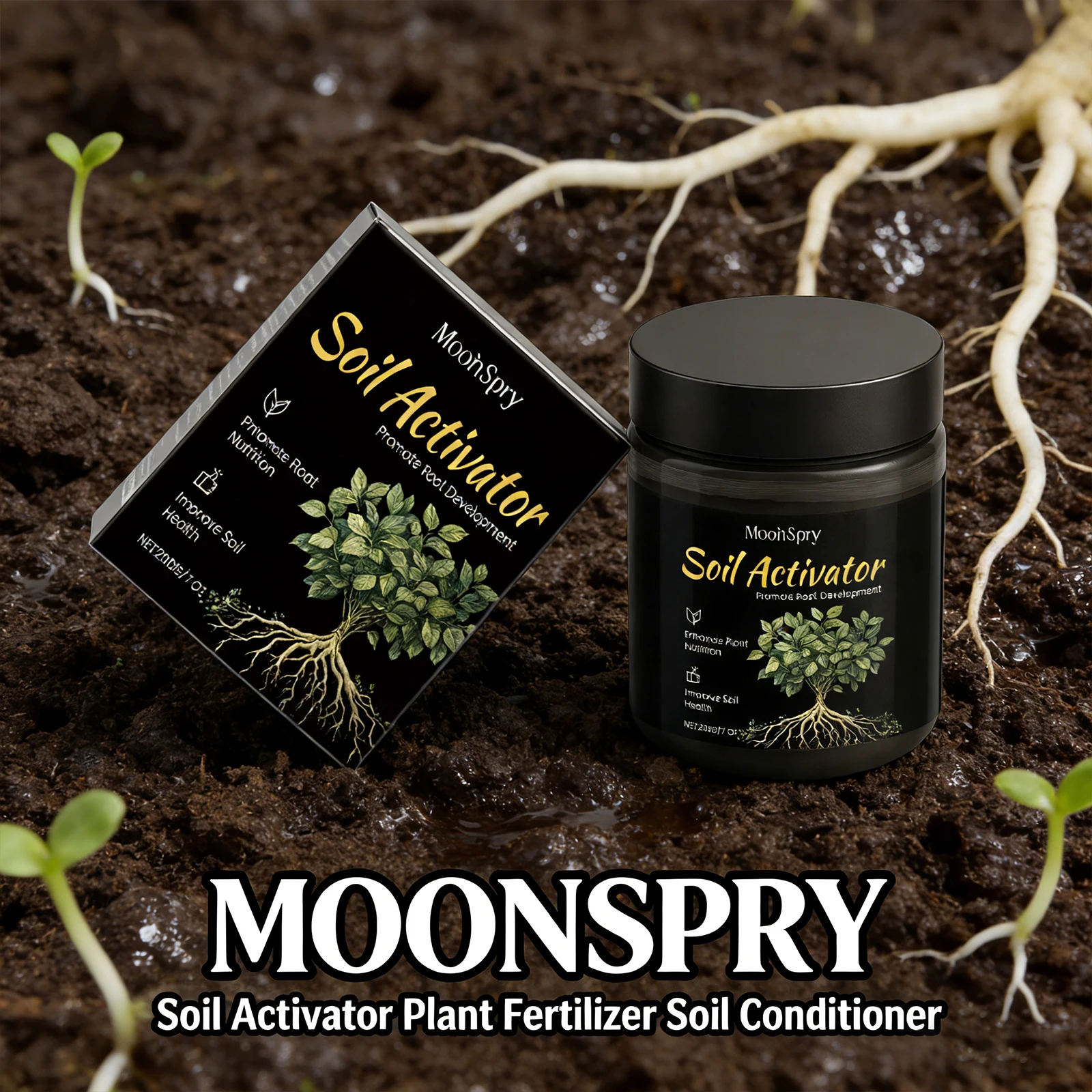  Soil Activator Boost Root Growth Improve Soil pH Enhance Crop Yield Garden Fertilizer Enhance Resistance Optimize Root 200g