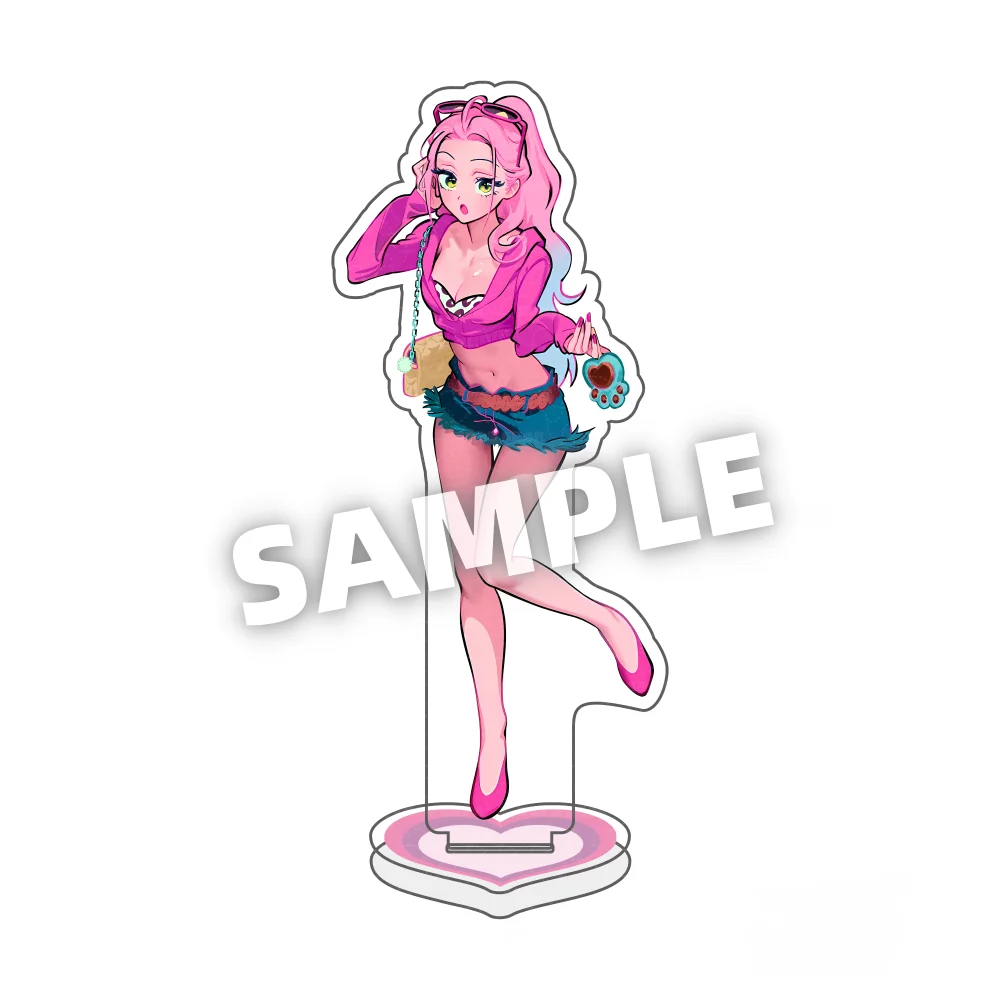 Anime ALIEN STAGE IVAN TILL LUKA SUA MIZI Geschenkspielzeug Acryl-Standmodell Actionfigur Ornament Zubehör Modell Desktop-Schlüsselanhänger