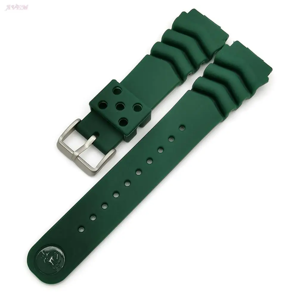 18mm 20mm 22mm Silikonarmband für Seiko Uhrenarmband Männer Frauen Sport Wasserdicht Tauchen Gummi Handgelenk Armband Zubehör mit Logo – Detail 6