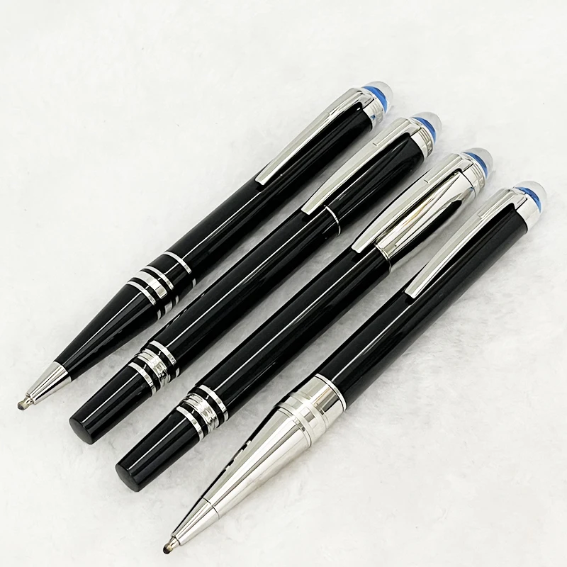 

Luxury Rollerball Ballpoint Pen MB Blue Crystal Barrel Stationery Serial Number