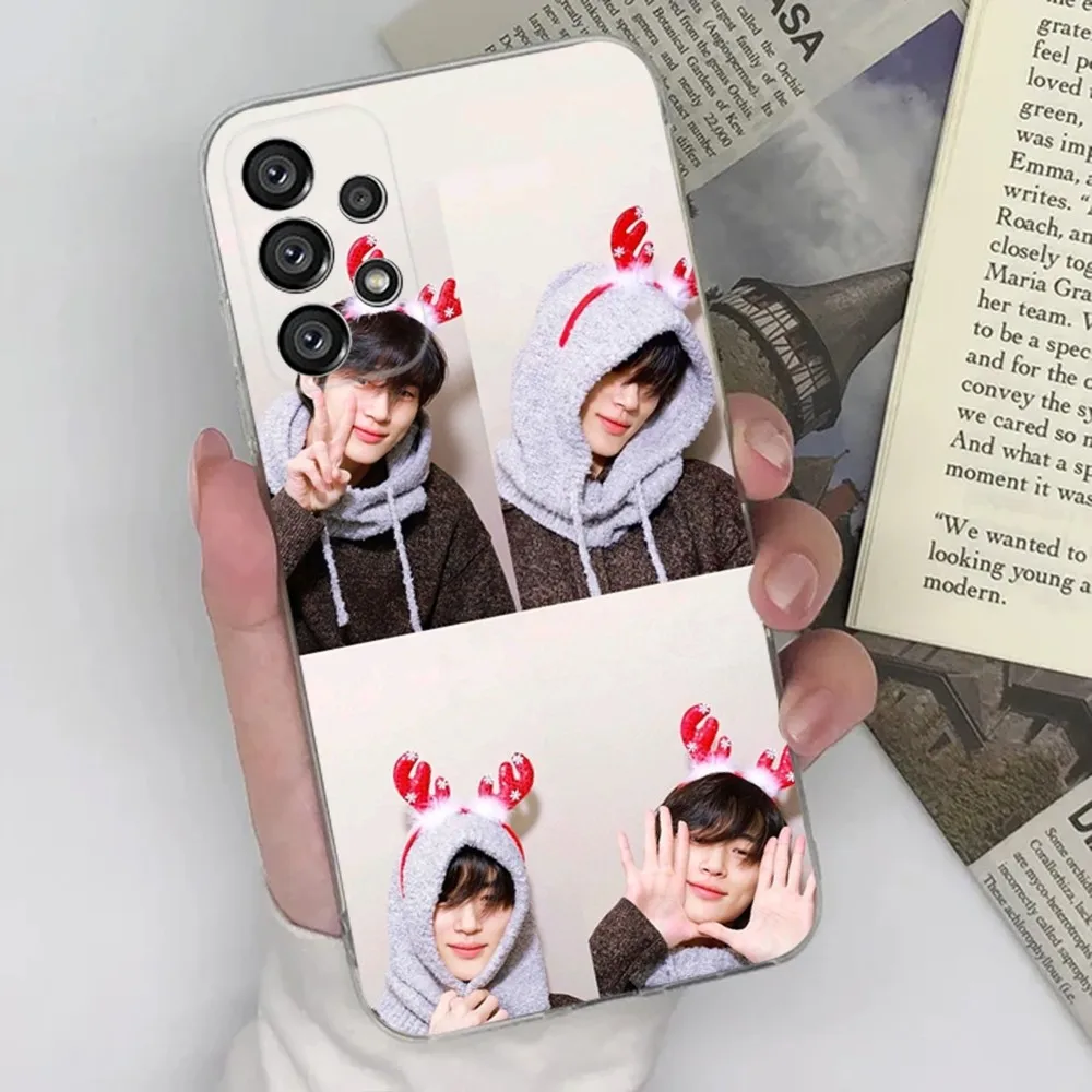 Byeon Woo Seok Phone Case For Samsung S30,S23,S21,S22,S20 Ultra,S20 FE lite,S10,S9,S8 PIus Cover Clear