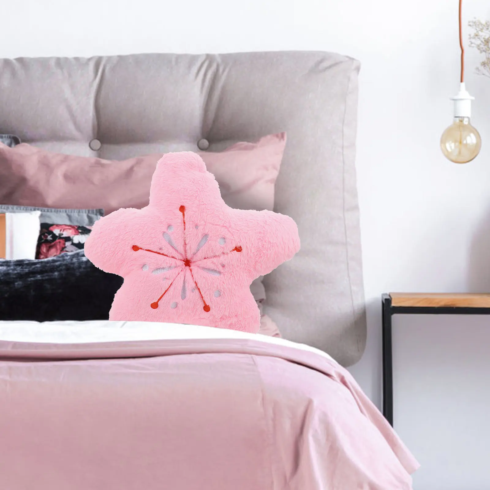 

Cherry Blossom Throw Pillow PP Cotton Soft Texture Floral Seat Cushion Chair Back Pad Home Sofa Decor Comfortable Flower Shape