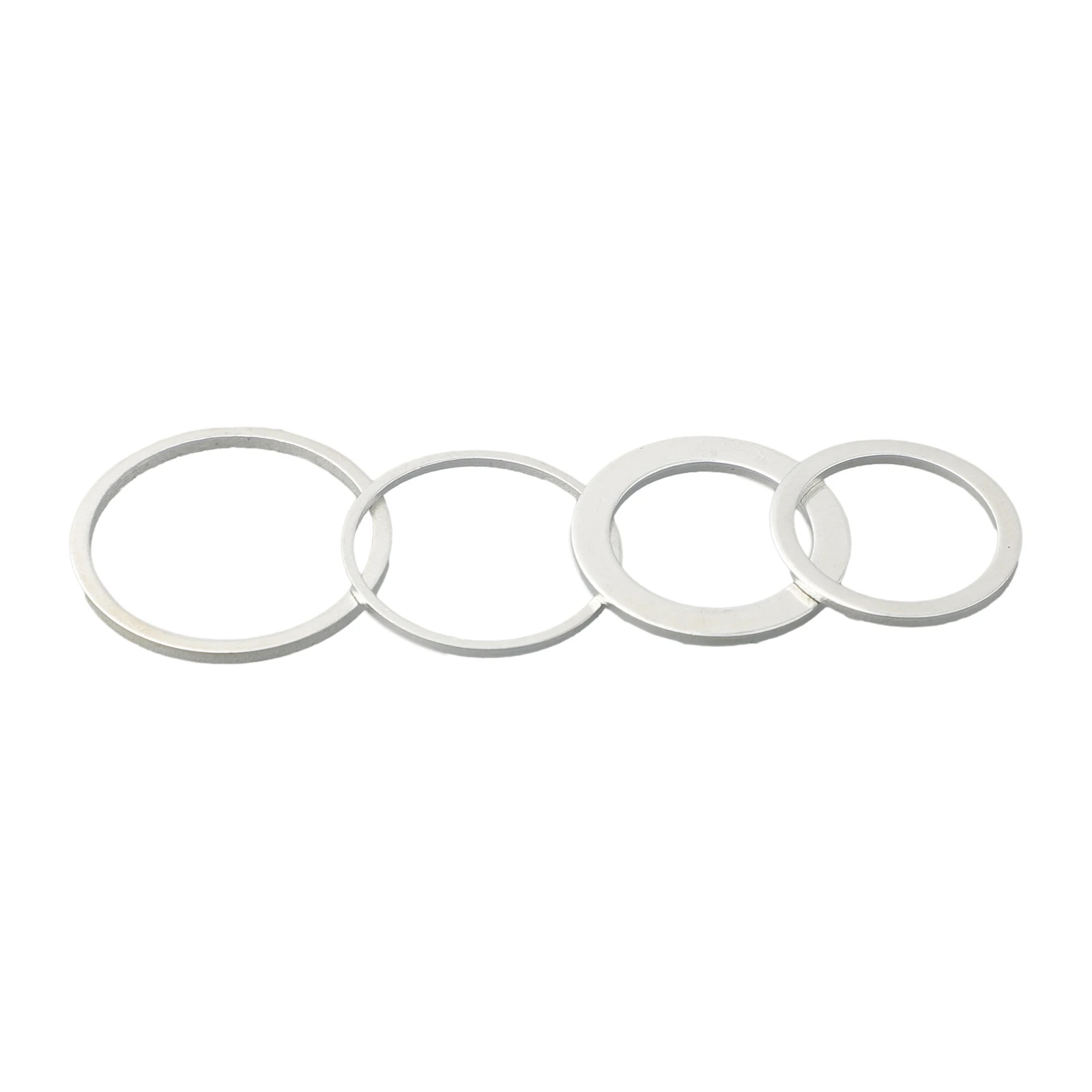 

Circular Saw Ring Reduction Ring Replacement Set Silver 4 Sizes 4Pcs Conversion Ring High Quality Metal Protable Useful Durable