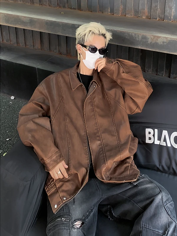 

Кожаный джгут в стиле ретро American Pilot, мужской повседневный свободный джгут с вышивкой, весна-осень, новый модный брендовый дэт для молодежи, полиэфирное волокно