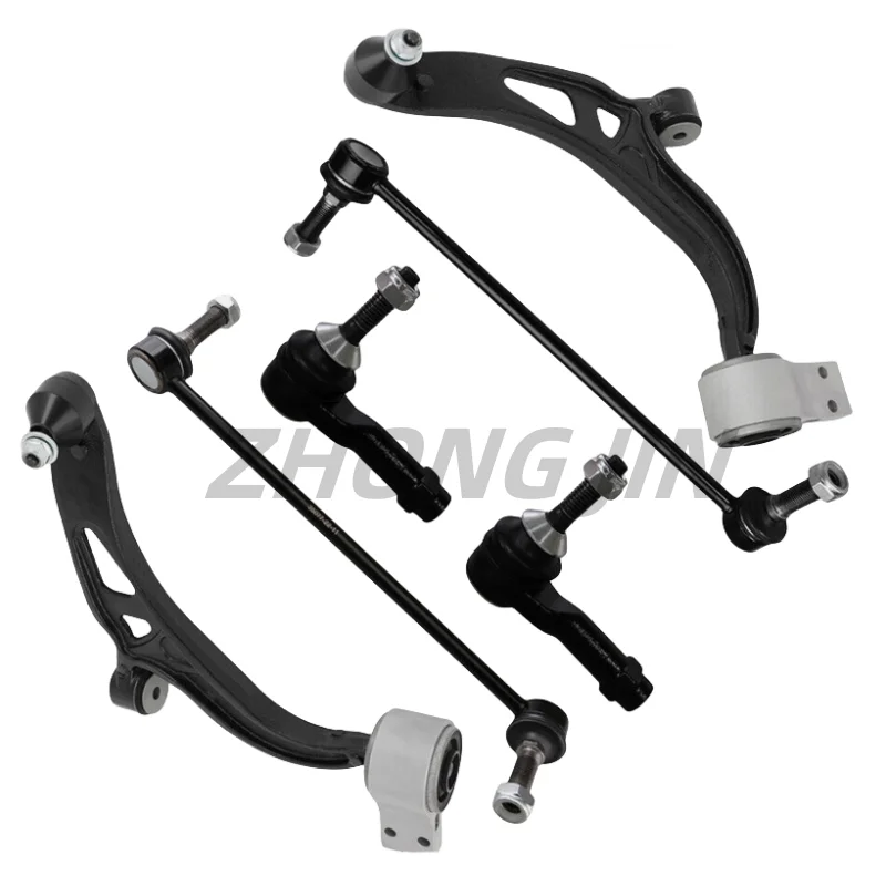 Suspension Driver & Passenger Side Sway Bar Link Front Lower Control Arm w/Ball Joint for 2011-2015 ford explorer 2013