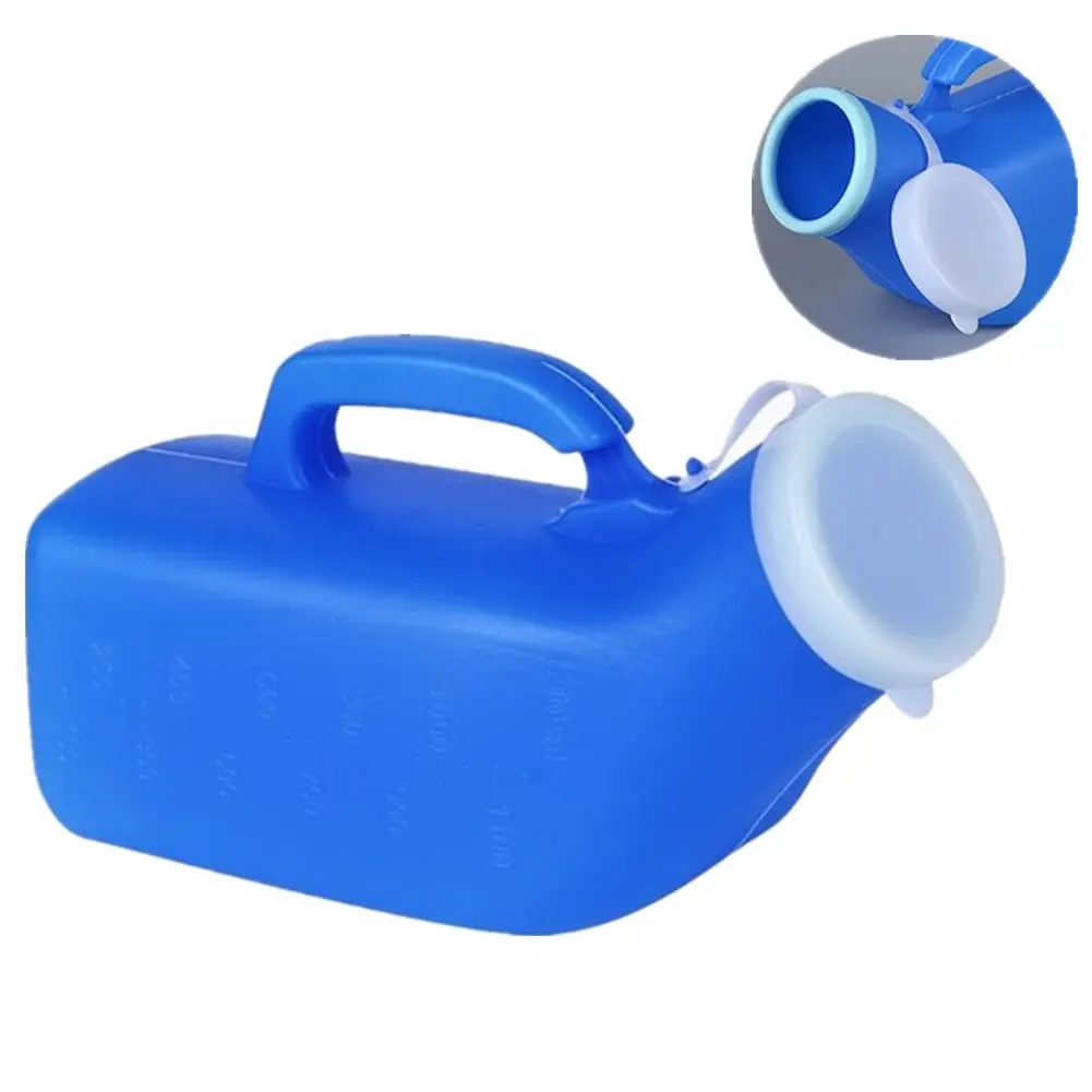 Male/females Portable Urine Bottle Urinal for Men Plastic Potty Pee Bottle for Hospital Car Travel Outdoor 1200 ML
