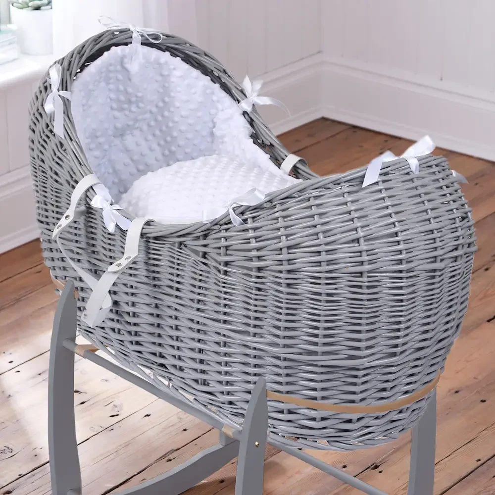 Newborn Moses Basket/moses Basket Rocking/moses Basket Bassinet Modern Automatic Rocking Baby Bed Crib Free Shipping Doll Crib