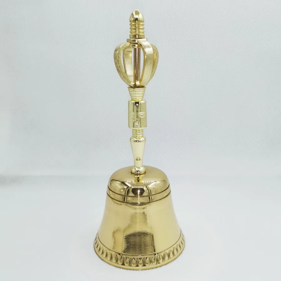 Tibetan Buddhist Meditation Bell Shiplies Extra Loud Multi-Purpose Hand Call Bell