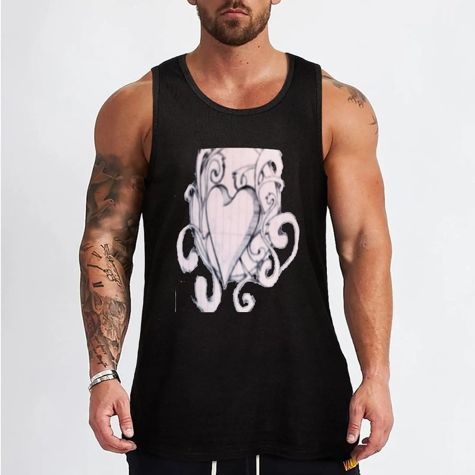 paper love Tank Top Minimal Print Tank Top Simple Graphic Sleeveless