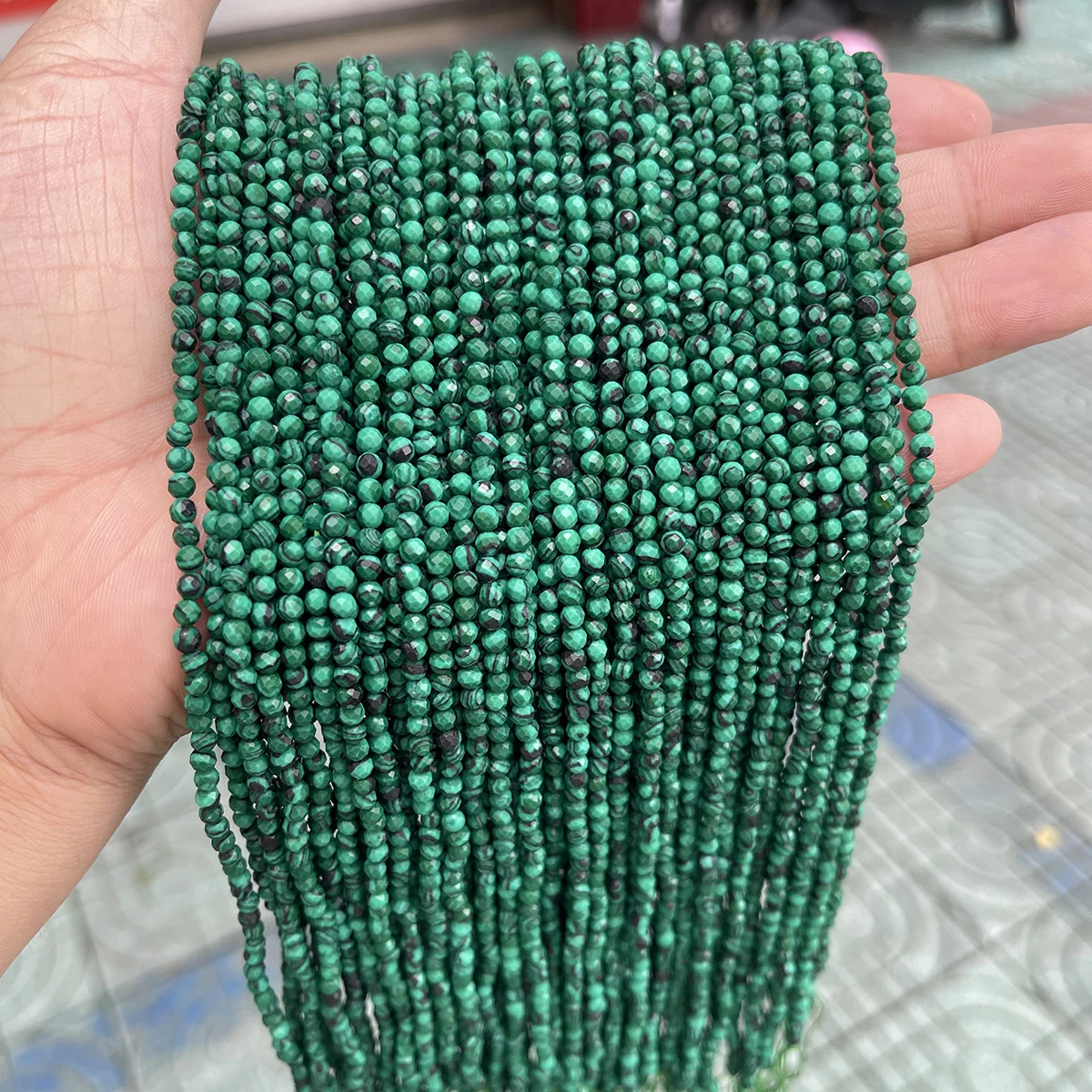 2, 3,4 mm gefacetteerde natuursteen Amethist toermalijn kraal losse spacer kleine kraal voor sieraden maken ketting armband accessoire