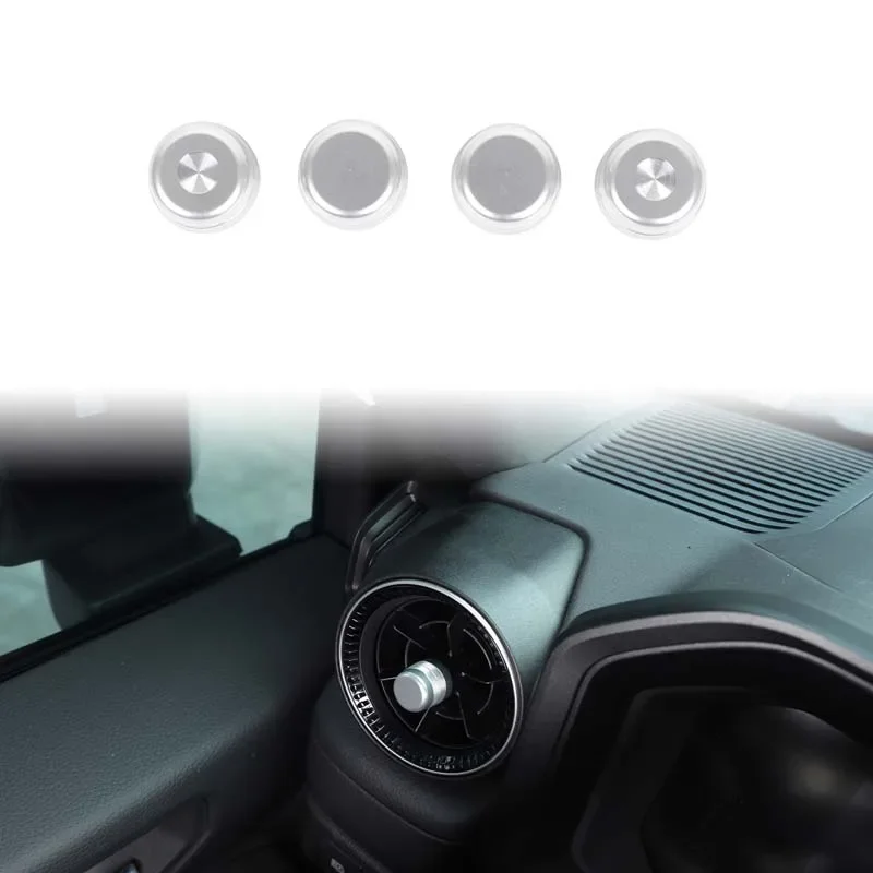 For Toyota Land Cruiser Prado 250 LC250 2024+ Aluminum Alloy Red Car Front Exit Air Outlet Adjustment Rod Cover Car Accessories