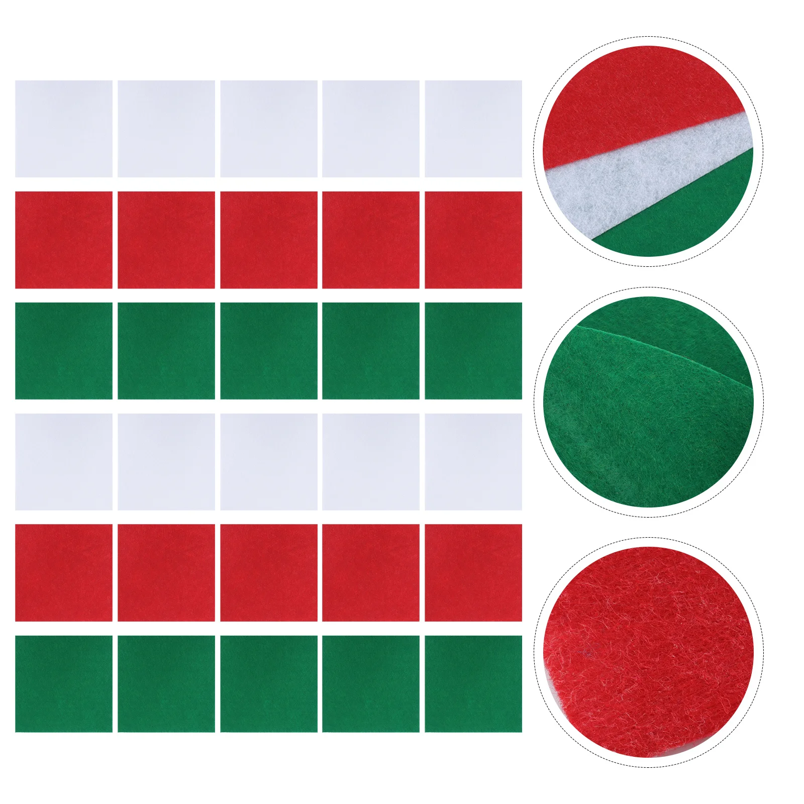 

30 Sheets Colorful DIY Felt Cloth Material Handmade Patchwork Fabric for Sewing Crafting Felt Chips DIY Cloth Accessories Art