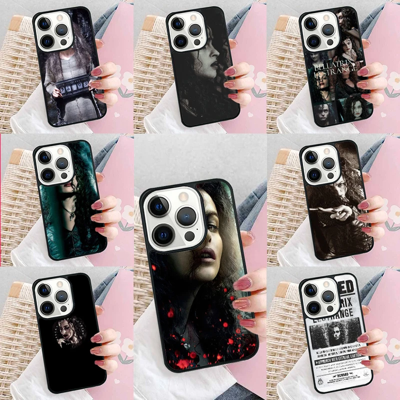 Bellatrix Lestrange Wanted Poster Soft Phone Case Cover for iPhone 16 Promax 15 Pro 13 14 Plus 11 12 Mini XR XS MAX Coque