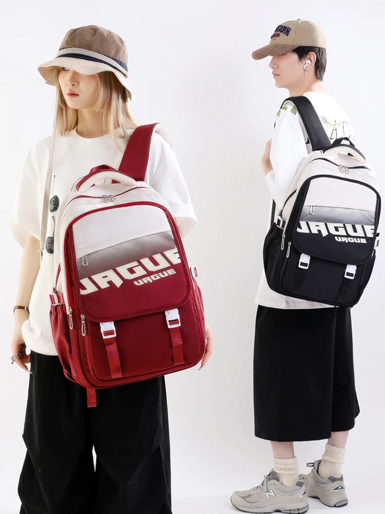 

New Fashion Casual Backpack for Men and Women with Large Capacity and Luggage Strap, Multi functional, Sports Durable Backpack