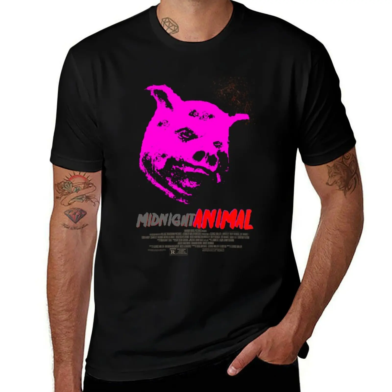 Hotline Miami 2: Midnight Animal Movie Poster T-Shirt new edition anime t shirts plain men t shirts high quality