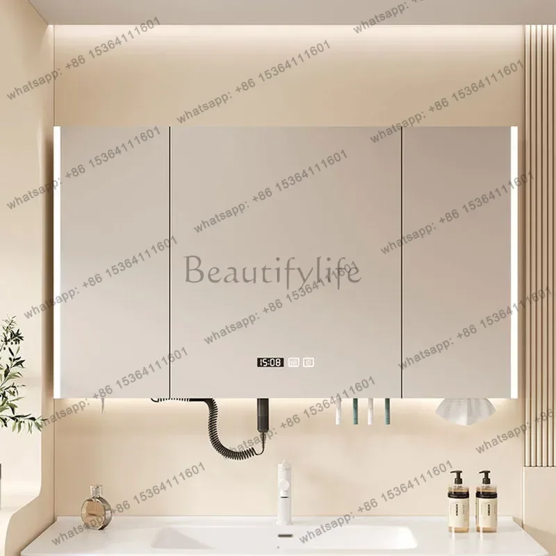 LSWall Over Makeup Accessories Decorations Cupboard Organizer Storage Gabinete Salon Furniture Gadgets Mirror Bathroom Cabinet