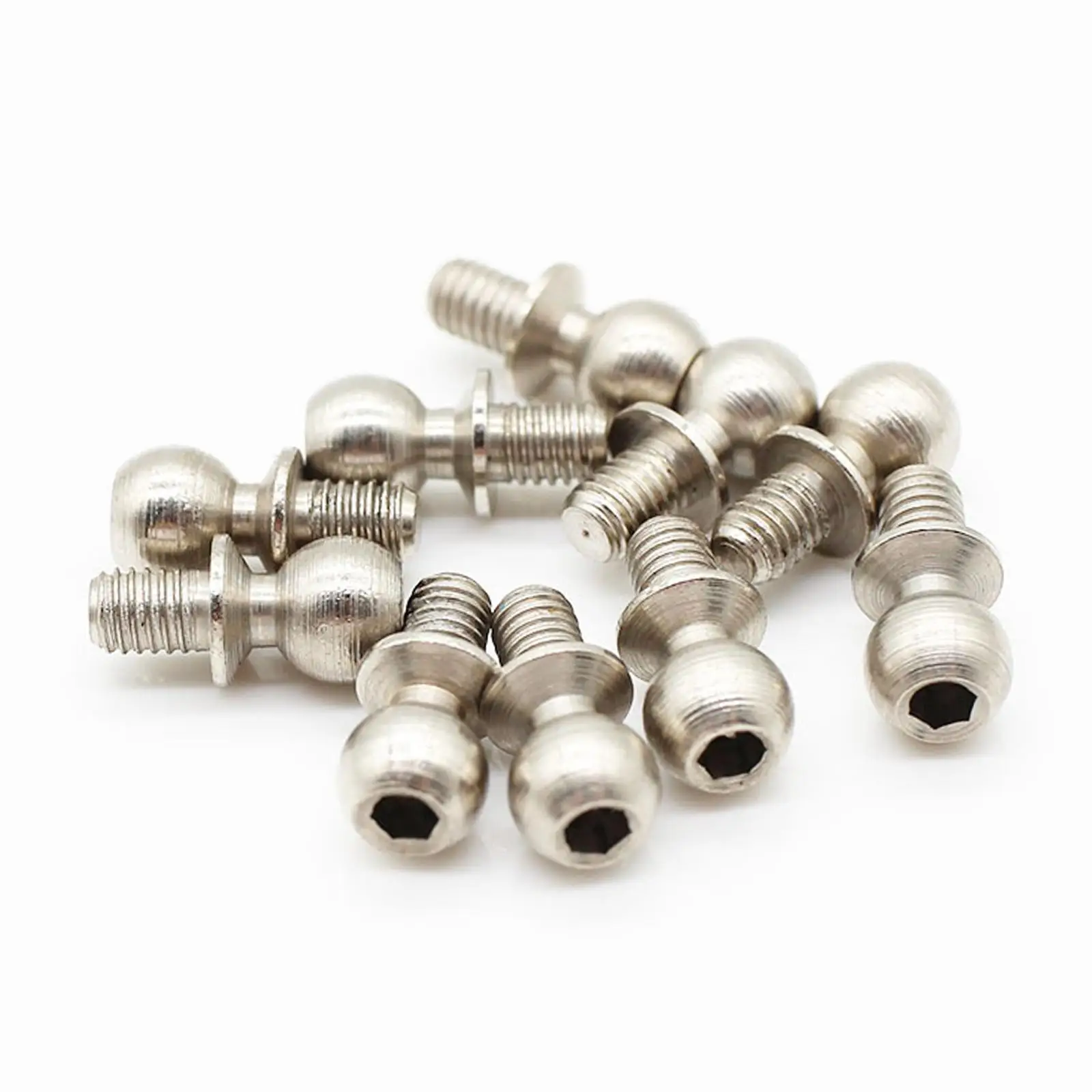 10Pcs RC Car Ball Head Screws Fixing DIY Replacement Easy to Install RC Screws