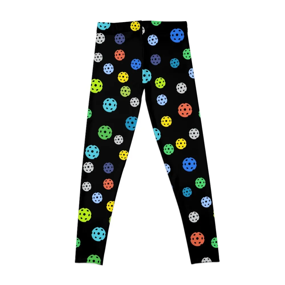 Colorful Pickle-ball Pattern Leggings gym clothing fitness set gym Women's pants Womens Leggings