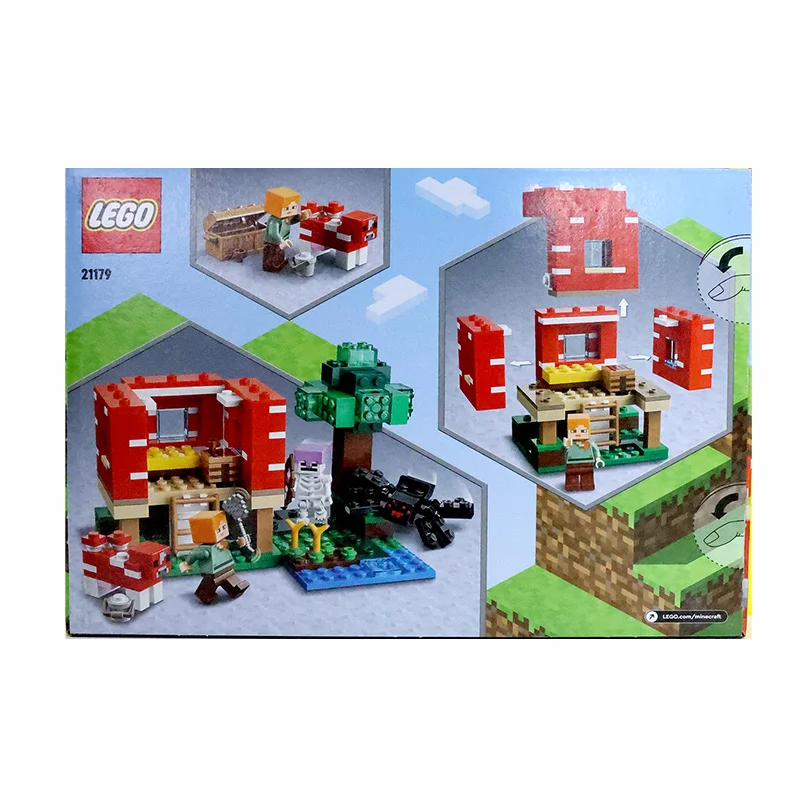 LEGO 21179 Minecraft The Mushroom House Set