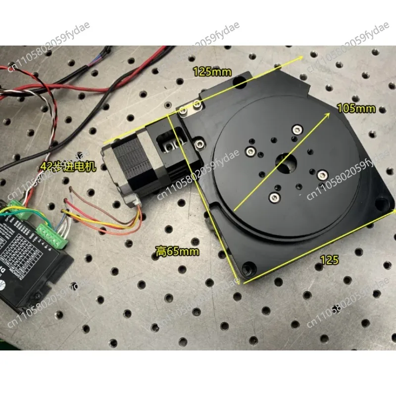 

Поворотный стол с ЧПУ, шаговый двигатель 42, диаметр стола 100 мм, высокоточная роторная платформа по оси R с червячной передачей