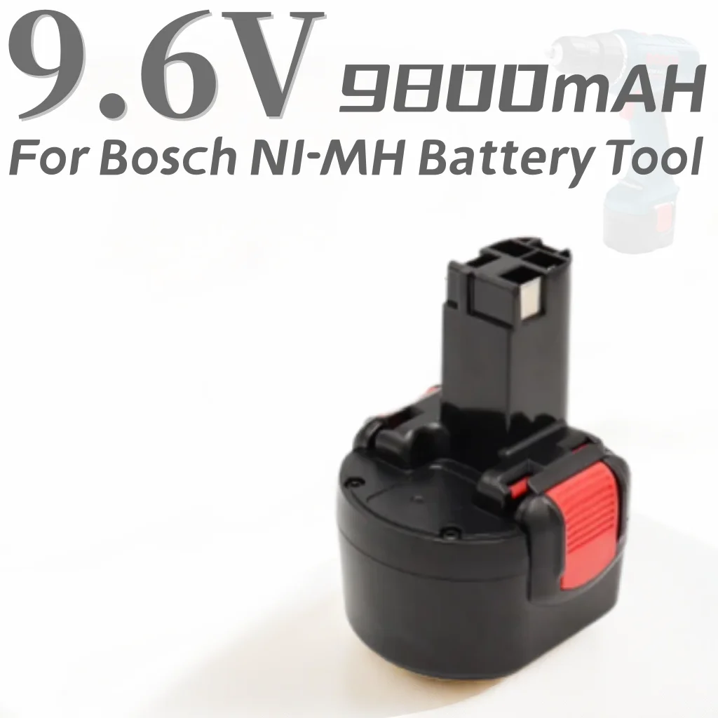 

Newest Upgrade 9.6V 9800mAh Ni-MH Rechargeable Battery Power Tools Battery for Bosch PSR 960 BH984 BAT048 BAT119 BAT048