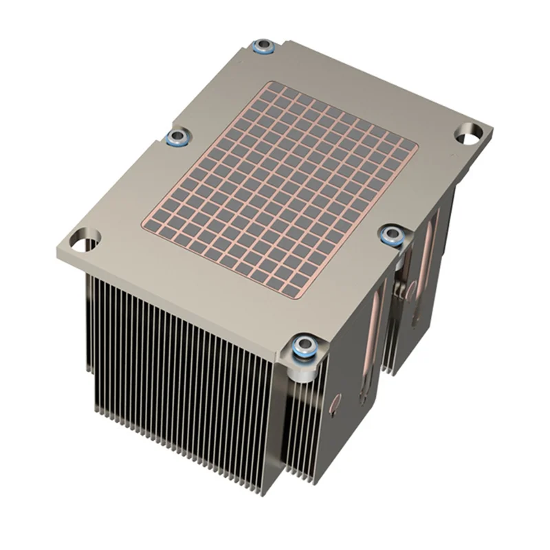 A25P LGA3647-2U-R83 Cooler 240W For Lga 3647 Narrow Type Radiator 2U Heat Sink 4 Heat Pipe Side Blow Cooling Fan