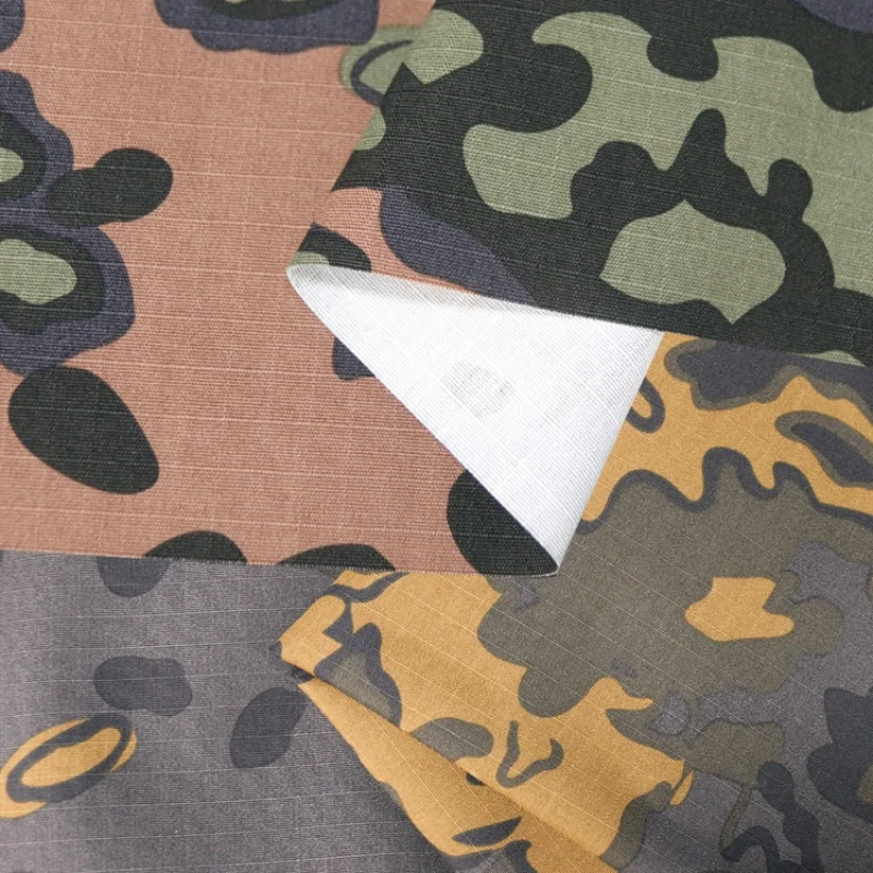 

Нейлоновая хлопковая камуфляжная ткань с немецким дубовым листом, весна-лето-осень, дубовая камуфляжная ткань, униформа «сделай сам»