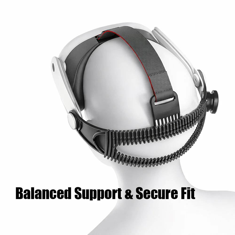 

Adjustable Soft Head Strap for Quest 3/Quest 3S Universal VR Headset Comfort Replacement Headband Pressure Relief Accessory