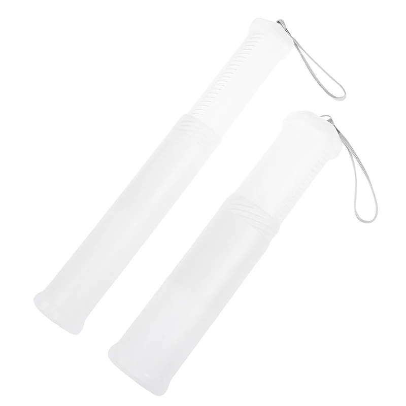 Transparent PP Portable Adjustable Cylinder Pencil Case Pen Holder Student Stationery Organizer image 4