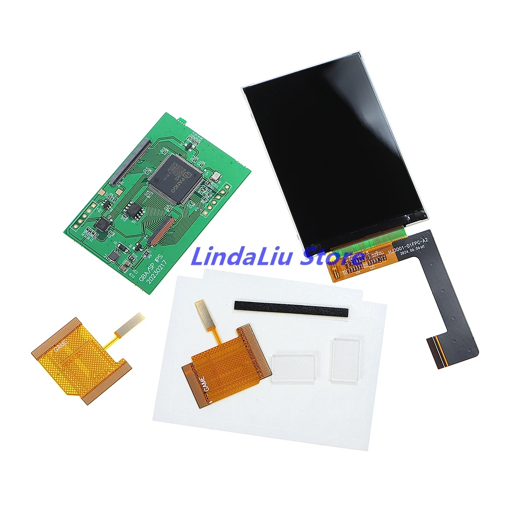 1 ชุดความสว่างสูง V2 IPS LCD สําหรับ Nintend GBA คอนโซล V2.0 หน้าจอ LCD สําหรับ GBA คอนโซล