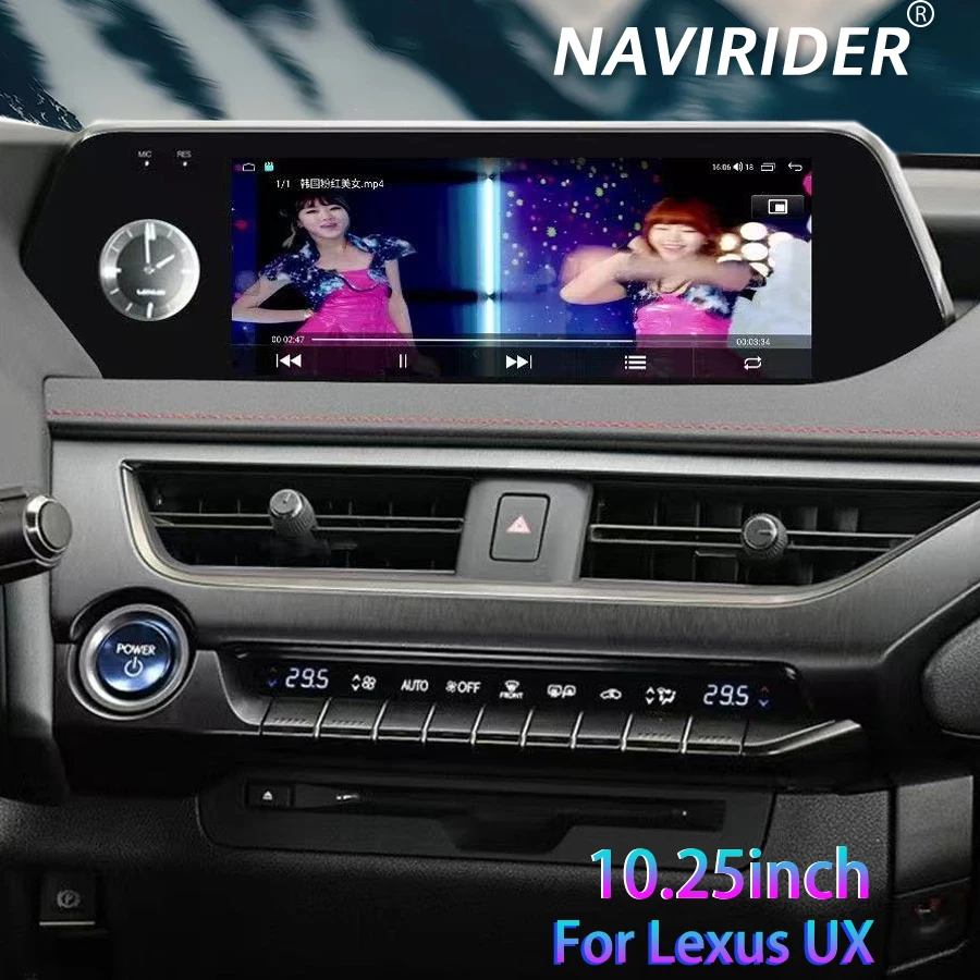 Navi BT Android 15 Qled Screen Navirider Car Radio Head Unit For Lexus UX250H UX260h 2019 10.25'' 256GB wireless Carplay Stereo