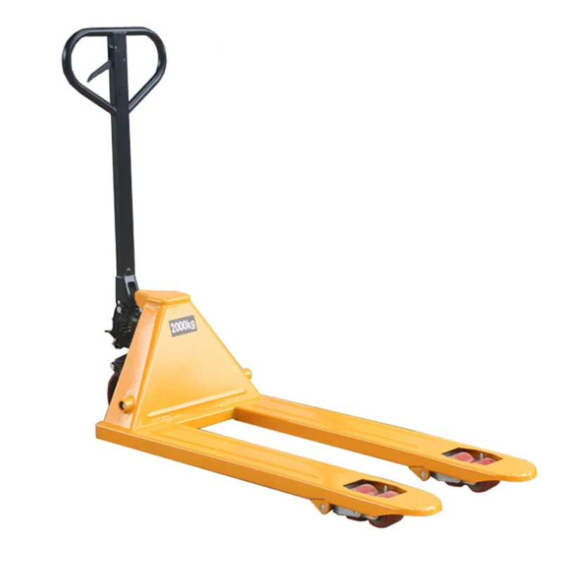 

3 t 5ton manual hydraulic hand pallet truck nylon PU rubber wheel hand brake manual hand pallet Jack Hydraulic Forklift 2024