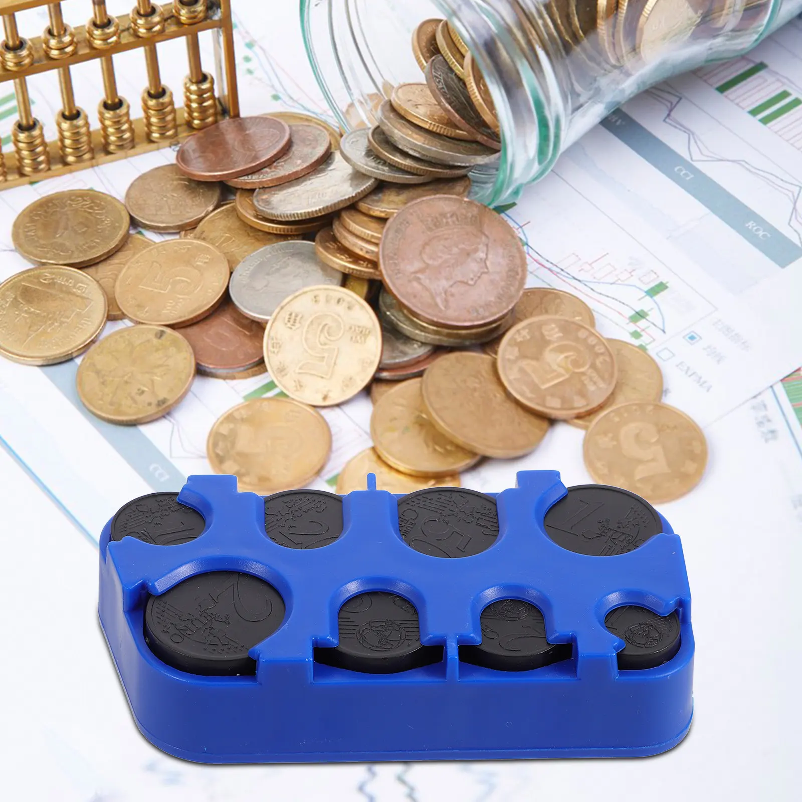 

Коробка для хранения монет, портативный органайзер большой емкости, компактный футляр для монет, контейнер для денег в автомобильный подстаканник, коробка для мелочи