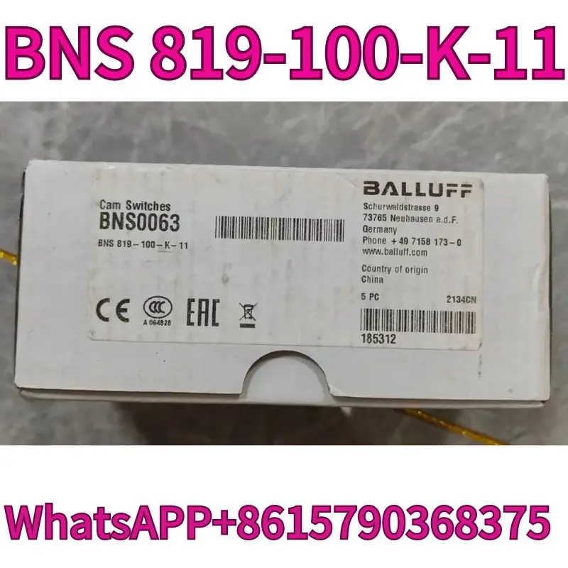 Brand new BNS0063. BNS 819-100-K-11 Mechanical Single Limit Switch