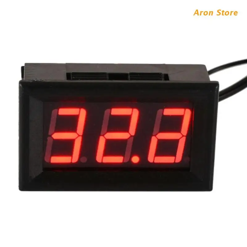 Digital LED Thermometer 5-12V Measuring -50~110°C Temperature Display Panel Temp Gauge for Fish Freezer