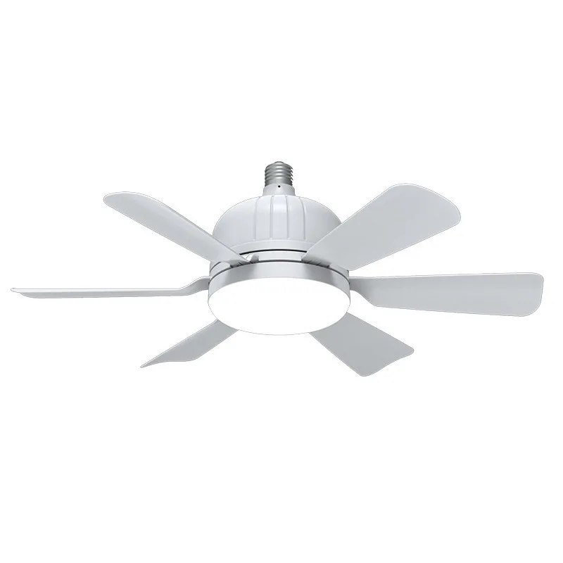 거실 다채로운 팬 라이트 지능형 원격 제어 나사 천장 팬 라이트 침실 식당 거실 조명