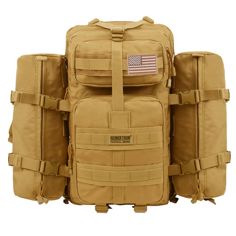 Tactic Moll Bag Outdoor Bagpack Tactical Sub-package Module MOLLE System Suitable for 3D  Hunting Camping Hiking Edc Equipment