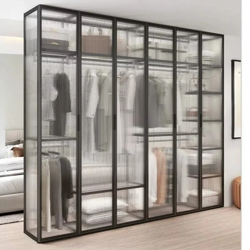 *Modern Minimalist Guarda Roupa Trendy Furniture Living Room Bedroom Closet Storage Clothes Cupboard System Wardrobe Display