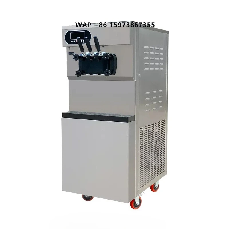 

3 Flavor Automatic Commercial Soft Serve Ice Cream Machine 25L/H Professional Ice Cream Shop Ice Cream Machine