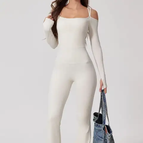 Sexy Yoga Jumpsuit Women Gym Fitness Bodysuits Sports Overalls for Woman Tracksuit Yoga One-Piece Female Flared Trousers Sports