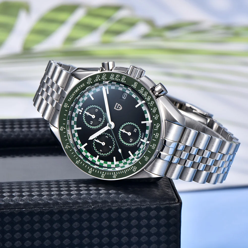 

Men's Watch PAGANI DESIGN 2025 New Quartz Watches Luxury Chronograph Watches For Man Sapphire Mirror Auto Date Clock Sports Gift