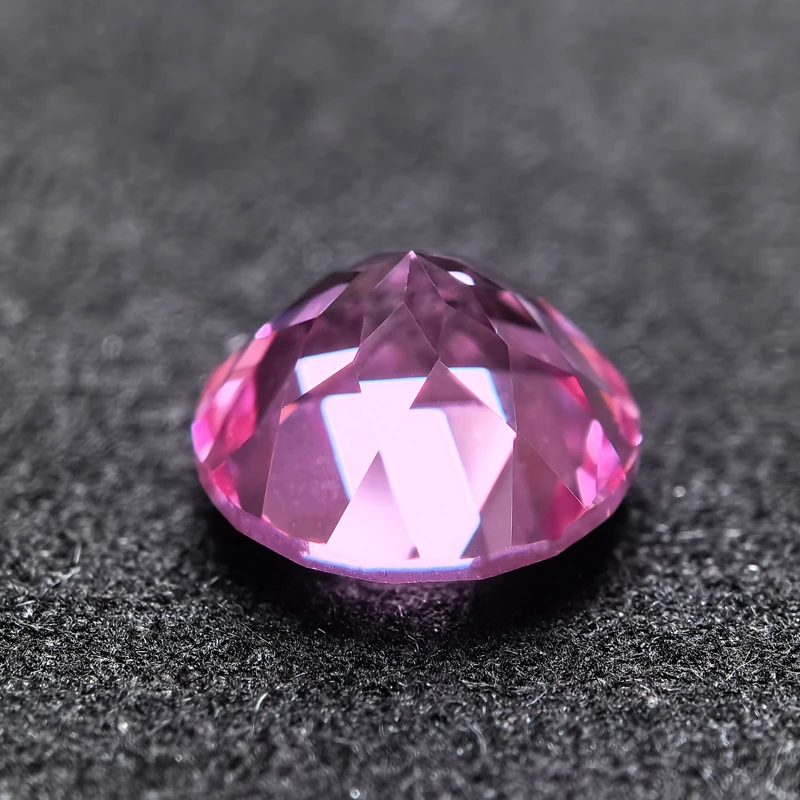 Top Lab Grown Sapphire Circular Pink Blue VVS1 Charms Beads Diy for Advanced Jewelry Making Materials Selectable AGL Certificate