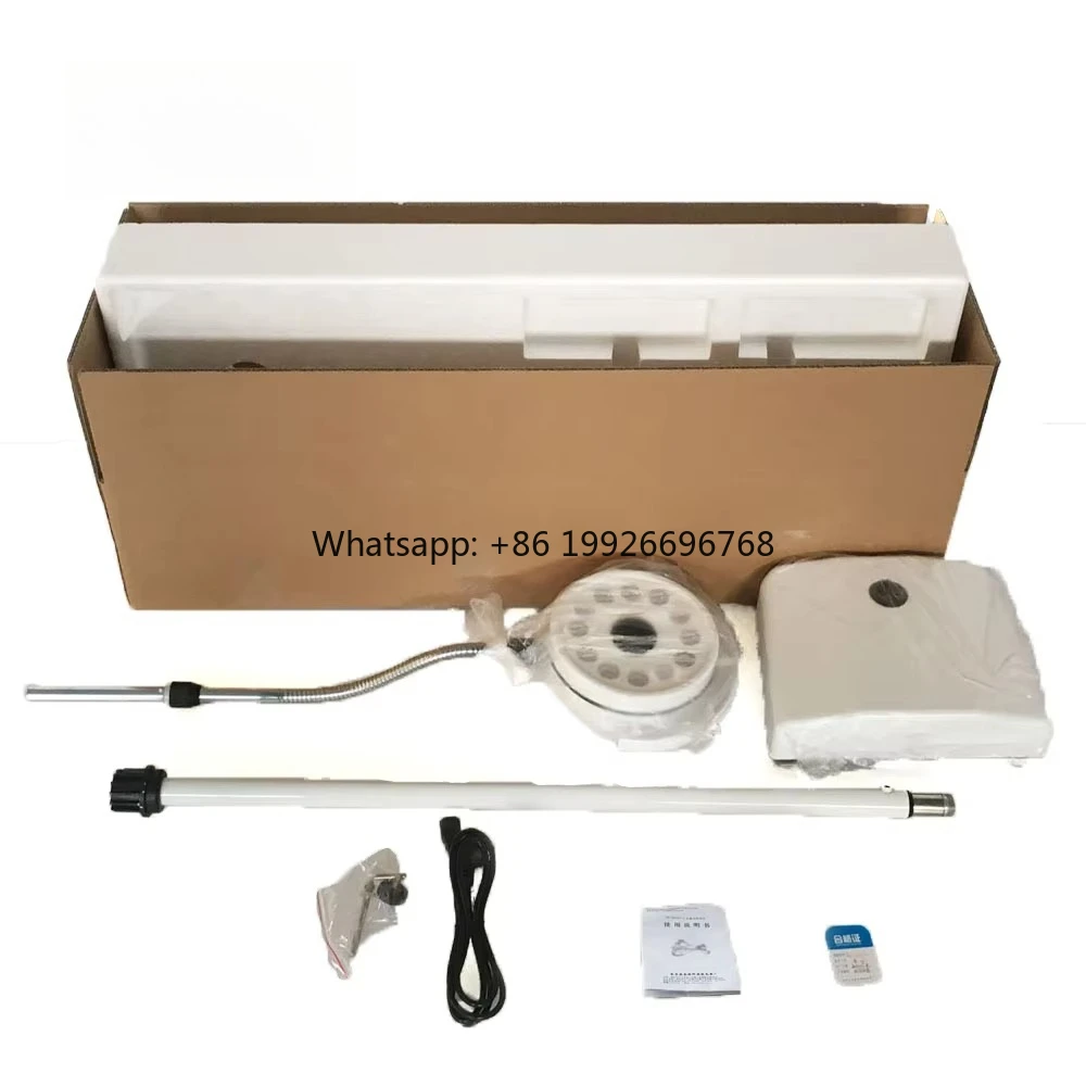 

Fast Shipping Vertical Mobile Stand Medical Operating Room Surgery Shadowless Lamp Electric Power Source Plastic Metal Steel Mat