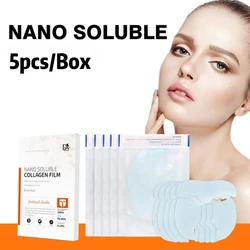 5 Sets/Box Hydrolyzed Collagen Film Instant Gel Mask Wrinkle Hydrating Skin Care Soluble Mask