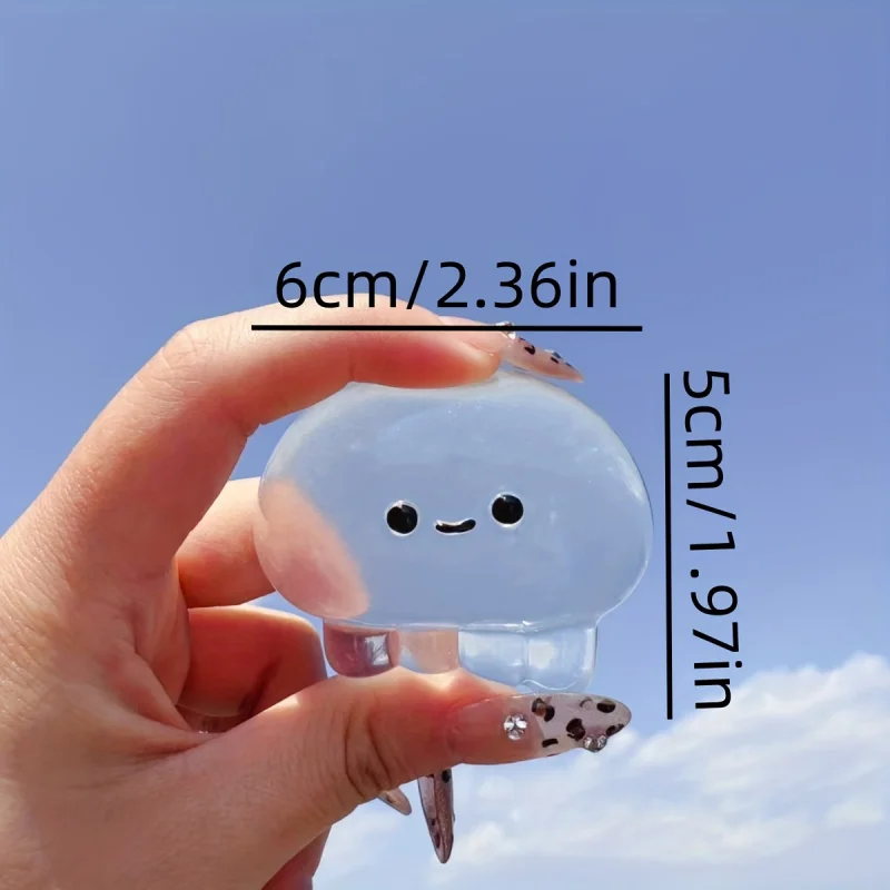 Eine sehr attraktive, ultrasparente und weiche Qualle