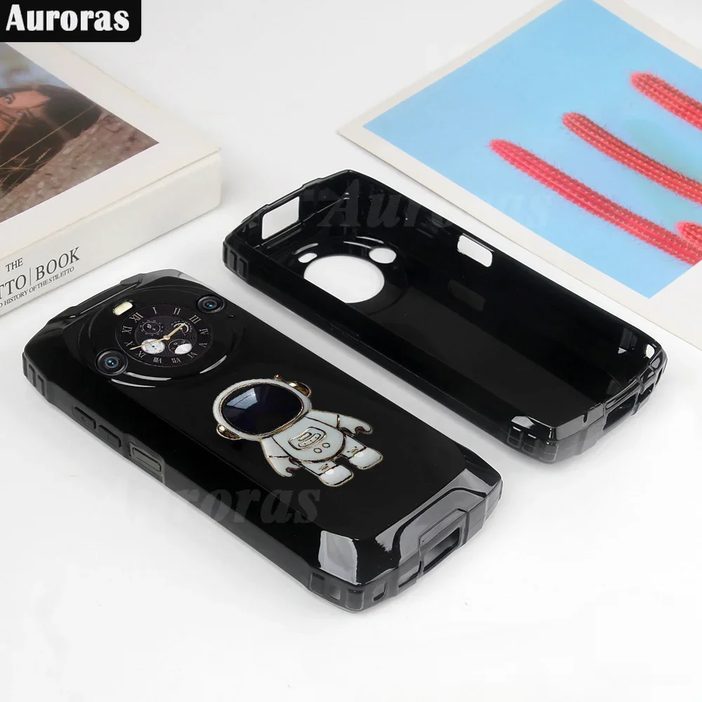 Skinlee For Blackview BV9300 Pro Case Astronaut Stand Bracket Silicone Shockproof TPU Cover For Blackview BV9300 Pro Back Casing